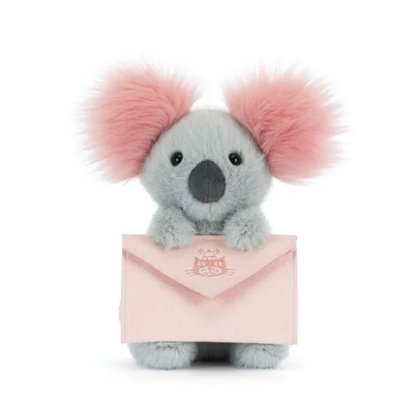 Jellycat Koala with Message – blød koala bamse med brev og venlig personlighed