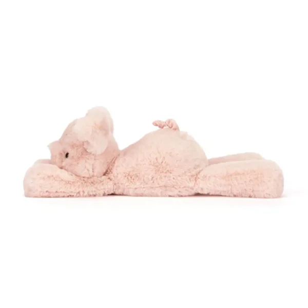 Jellycat Smudge Gris – blød gris bamse med rolig og afslappet personlighed