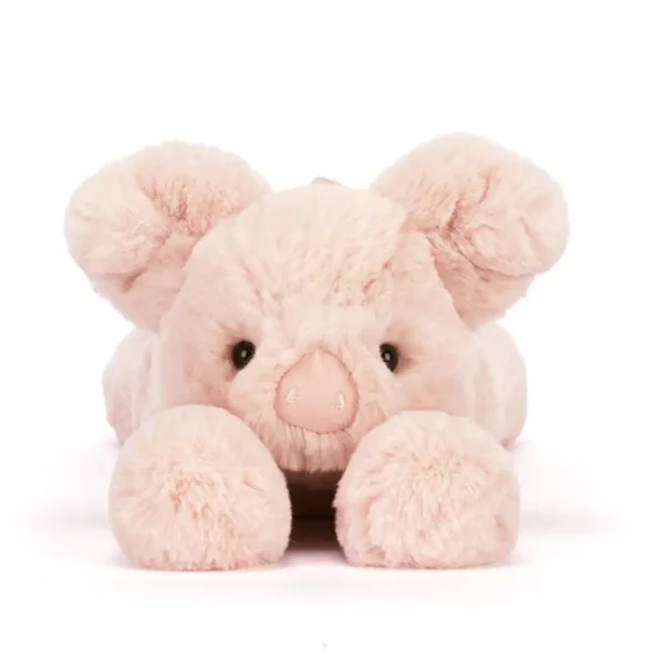Jellycat Smudge Gris – blød gris bamse med rolig og afslappet personlighed