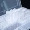 Opbevaringsboks til perler med 64 beholdere med flip-låg – praktisk opbevaring til perler og smykkedele