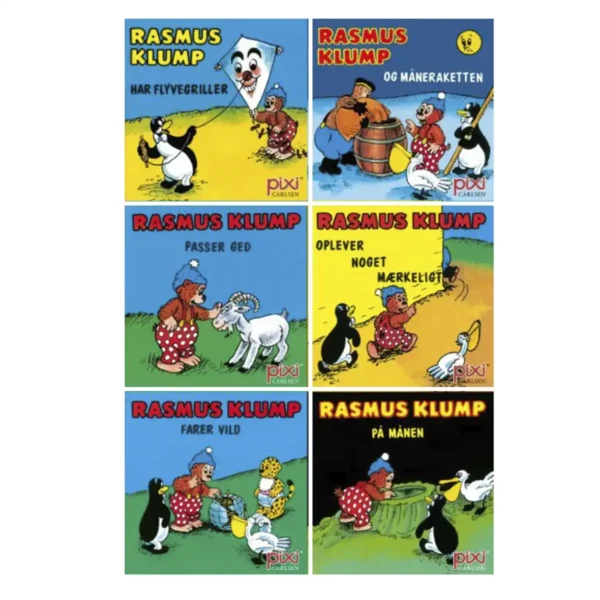Pixi® bog med Rasmus Klump historiebøger for børn – Erotiske små eventyr fyldt med nysgerrighed, venskab og opdagelser