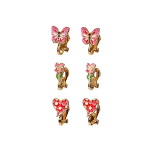 Clips øreringe til børn uden huller med sommermotiver fra Souza – legesmykker til børn uden huller