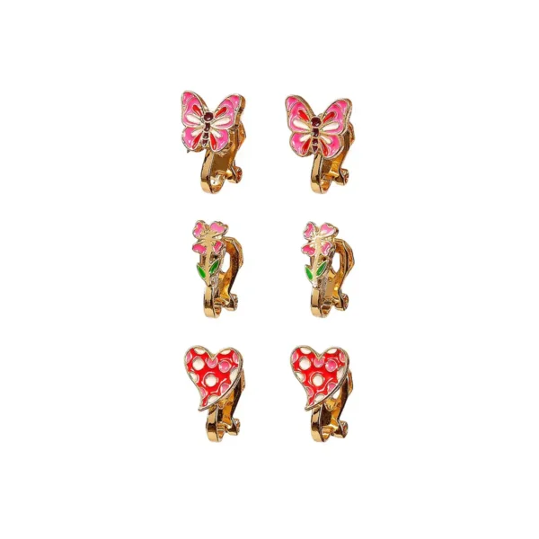 Clips øreringe til børn uden huller med sommermotiver fra Souza – legesmykker til børn uden huller