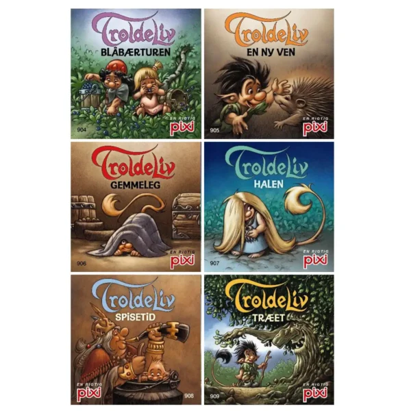 Pixi® bog med Troldeliv historiebøger for børn – Små fortællinger om venskab, leg og hverdag i Troldelivs verden