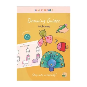 Tegneguides til børn med dyr fra 4–99 år fra Skal vi Tegne