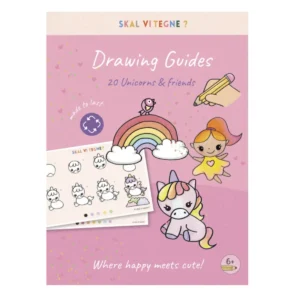 Tegneguides til børn med Enhjørninge og venner fra 6–99 år fra Skal vi tegne