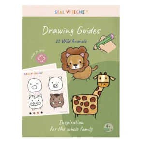 Tegneguides til børn med vilde dyr fra 4–99 år fra Skal vi tegne