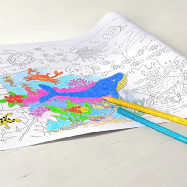 Faber-castell farvelægningsrulle 30 cm x 3,2 meter fra Faber-Castell