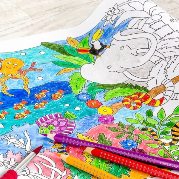 Faber-castell farvelægningsrulle 30 cm x 3,2 meter fra Faber-Castell