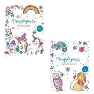 Malebog magiske juveler fra Forlaget Tukan – malebog med flotte rhinsten