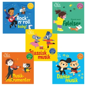 Min lille musik pap bog til børn i alderen fra 0-3 år fra Forlaget tukan – musik og leg for de mindste