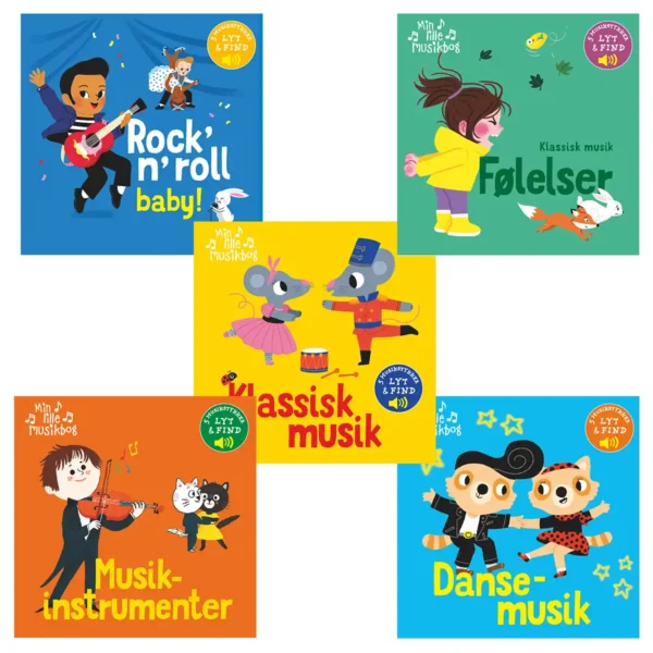 Min lille musik pap bog til børn i alderen fra 0-3 år fra Forlaget tukan – musik og leg for de mindste