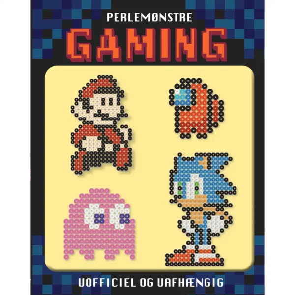 Gaming perlemønstre fra Forlaget Tukan – kreative pixelprojekter med Hama perler