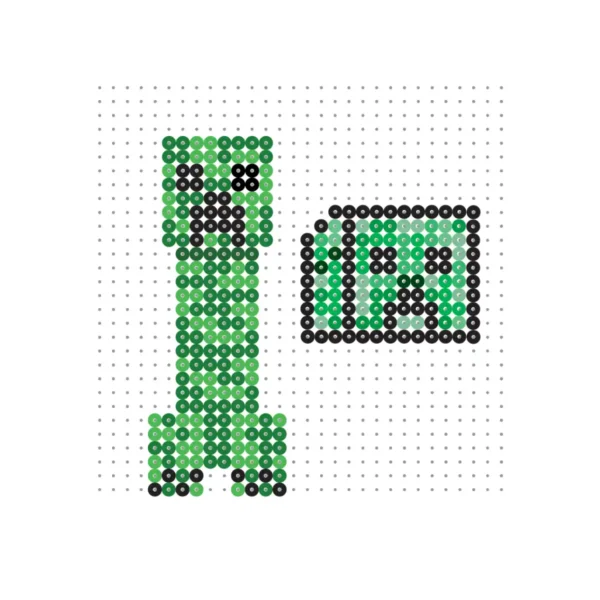 Perlecraft Minecraft perlemønstre – kreative perle projekter med HAMA perler fra Minecraft universet