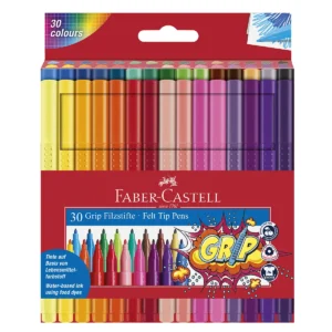Faber-castell tusser til børn 30 stk – Faber-Castell grip filt tip tusser