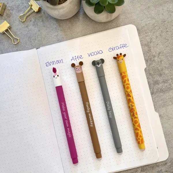 Eberhard Faber blå gelpen-sæt dyr - gør lektierne lidt sjovere