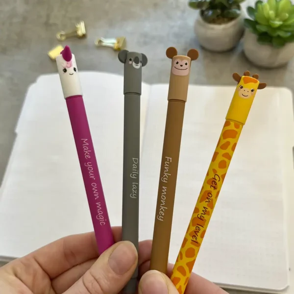 Eberhard Faber blå gelpen-sæt dyr - gør lektierne lidt sjovere