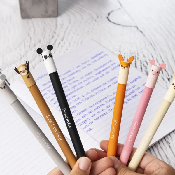 Eberhard Faber blå gelpen-sæt dyr - gør lektierne lidt sjovere